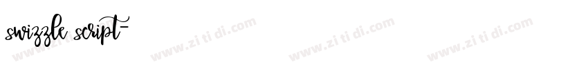 swizzle script字体转换